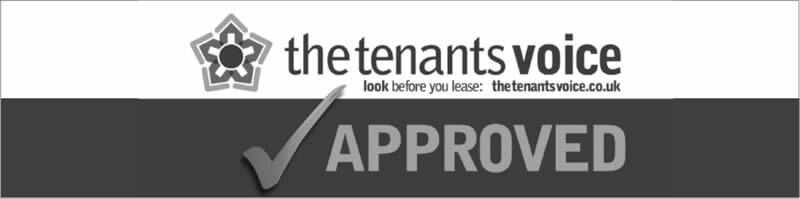 We are the only agent in the area to be tenant’s voice approved.